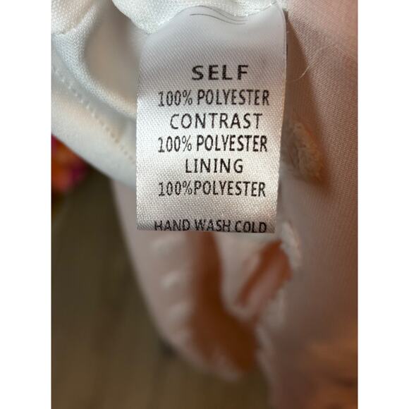 Andree By Unit Swiss Dot Pastel Colorblock Maxi Dress Halter Ethereal Large - Picture 8 of 9